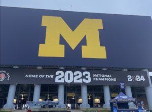 A view of Michigan Stadium